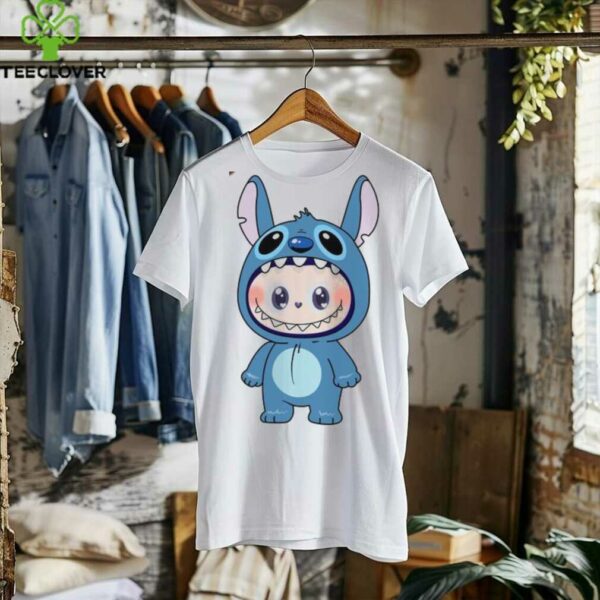 Labubu Dressed As Stitch T Shirt