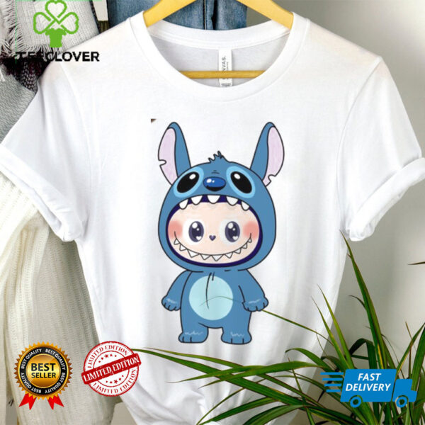 Labubu Dressed As Stitch T Shirt