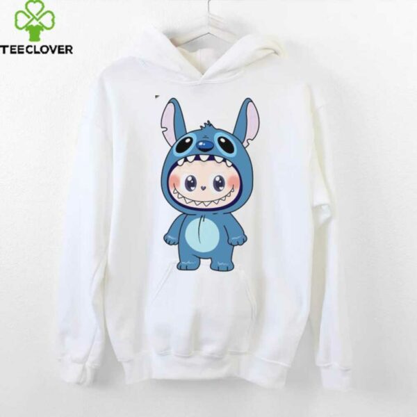 Labubu Dressed As Stitch T Shirt