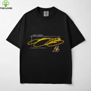 LeBron James Los Angeles Lakers signature shirt