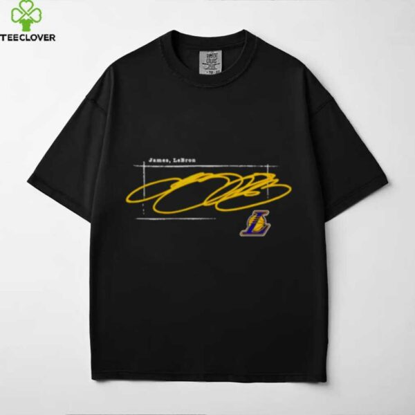 LeBron James Los Angeles Lakers signature shirt