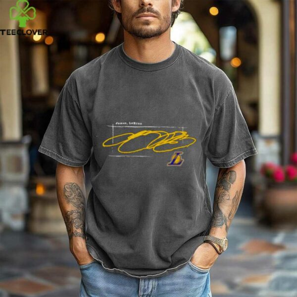 LeBron James Los Angeles Lakers signature shirt