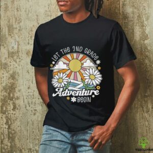 Let The 2nd Grade Adventure Begin Retro First Day Of School Shirt