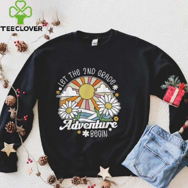 Let The 2nd Grade Adventure Begin Retro First Day Of School Shirt
