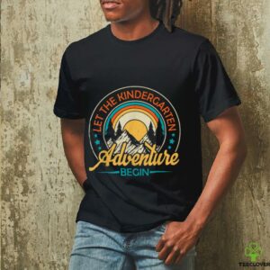Let The Kindergarten Adventure Begin Retro Back To School Shirt
