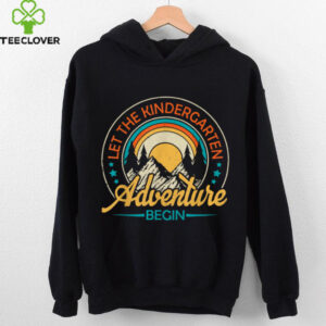 Let The Kindergarten Adventure Begin Retro Back To School Shirt