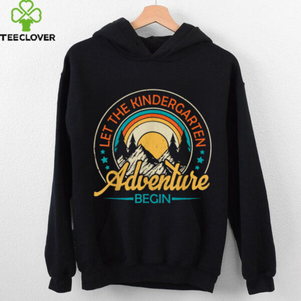 Let The Kindergarten Adventure Begin Retro Back To School Shirt