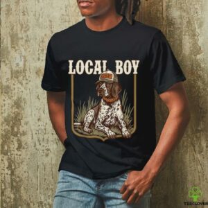Local Boy Black Hunting Dog Sunset Vintage For Hunters Shirt