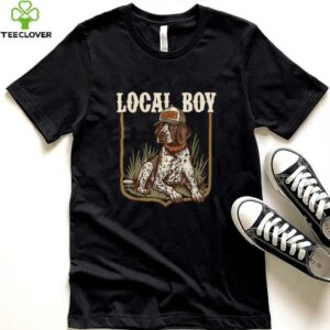 Local Boy Black Hunting Dog Sunset Vintage For Hunters Shirt