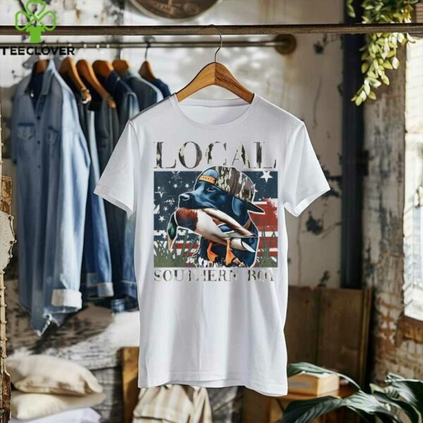 Local Southern Boy Duck Hunting Black Lab Outdoor Vintage Shirt