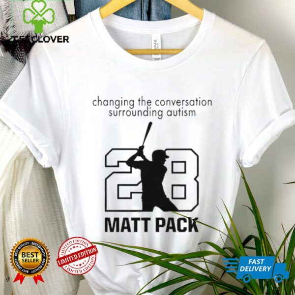 Matt Pack Atlanta Braves Autism Awareness shirt
