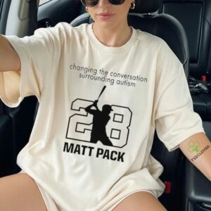 Matt Pack Atlanta Braves Autism Awareness shirt