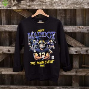 Miles Maddox the main event graphic shirt