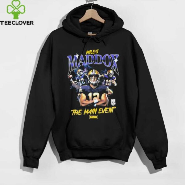 Miles Maddox the main event graphic shirt