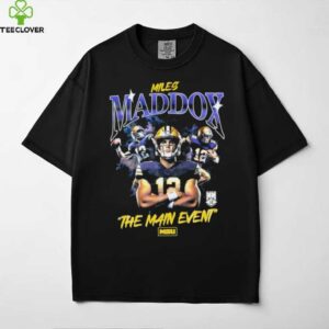 Miles Maddox the main event graphic shirt