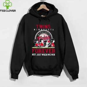 Minnesota Twins forever not just when we win Peanuts shirt