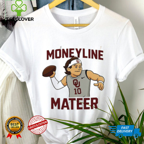 Moneyline Mateer John Mateer Oklahoma Sooners football shirt