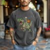 Spooky Season Raccoon Witch Cauldron Fun Zip Shirt