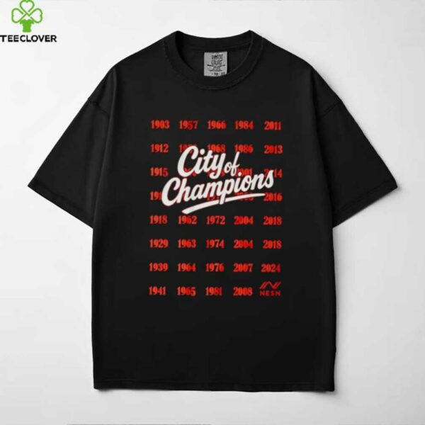 NESN city of champions years shirt