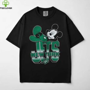 New York Jets Mickey at Quarterback Disney Vintage Football T Shirt