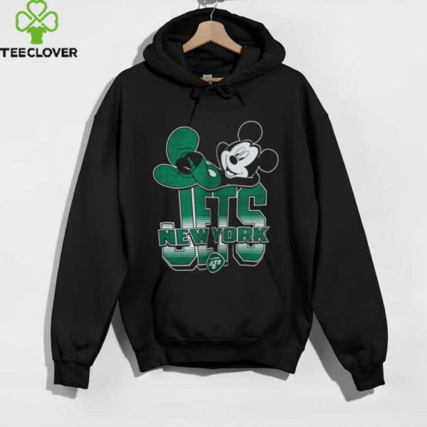 New York Jets Mickey at Quarterback Disney Vintage Football T Shirt