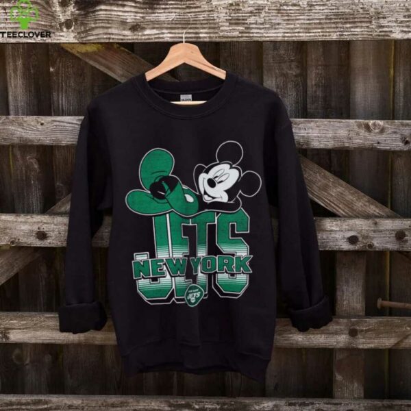 New York Jets Mickey at Quarterback Disney Vintage Football T Shirt