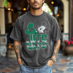 New York Jets Mickey at Quarterback Disney Vintage Football T Shirt