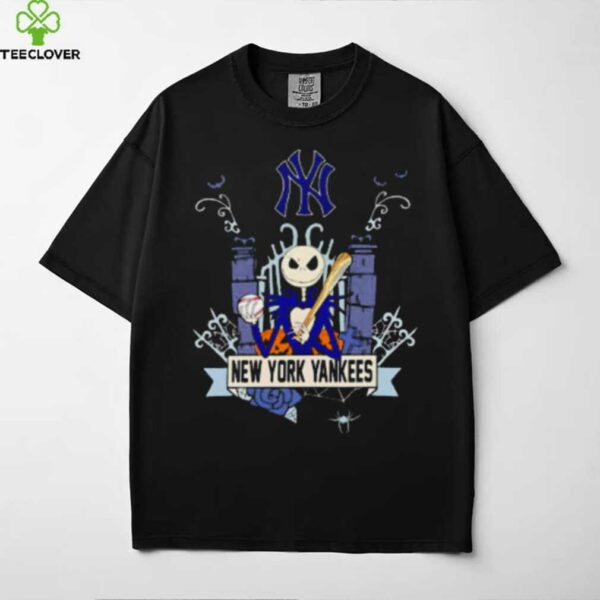New York Yankees Baseball Jack Skellington Halloween shirt