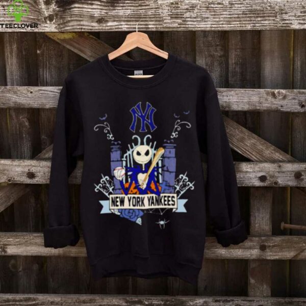 New York Yankees Baseball Jack Skellington Halloween shirt