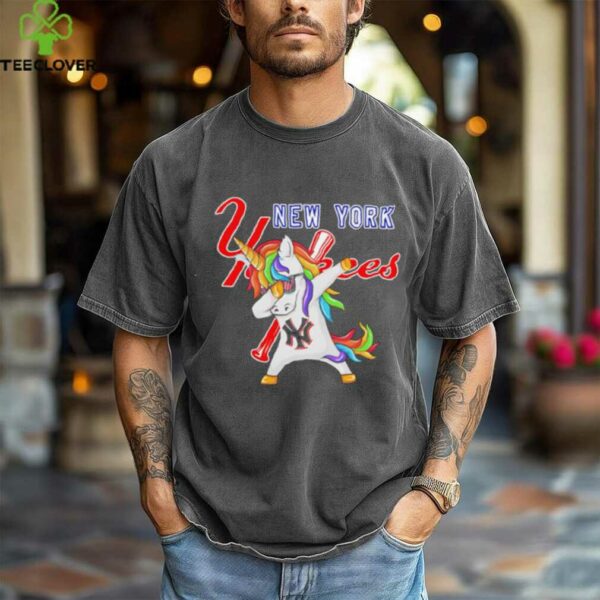 New York Yankees Baseball Unicorn Dabbing Funny shirt