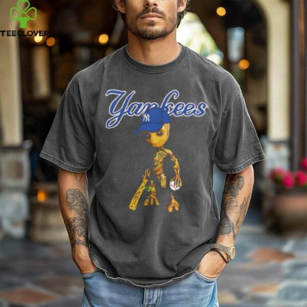 New York Yankees Groot Guardians Of The Galaxy Baseball Cap shirt
