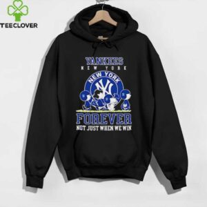 New York Yankees forever not just when we win Peanuts shirt