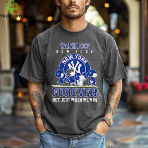 New York Yankees forever not just when we win Peanuts shirt