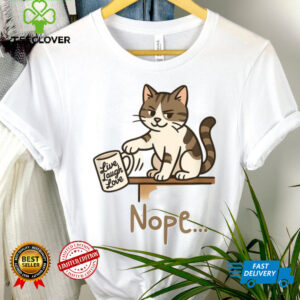Nope Cat Design – Cat Swipes– Anti Motivational Humor Shirt