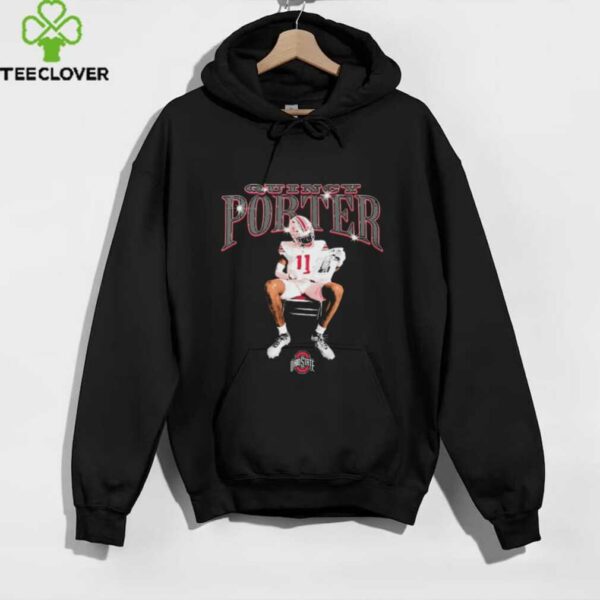 Official Quincy Porter Ohio State Buckeyes Football NCAA Division I Portrait Graphic shirt