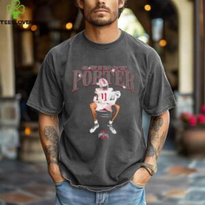 Official Quincy Porter Ohio State Buckeyes Football NCAA Division I Portrait Graphic shirt