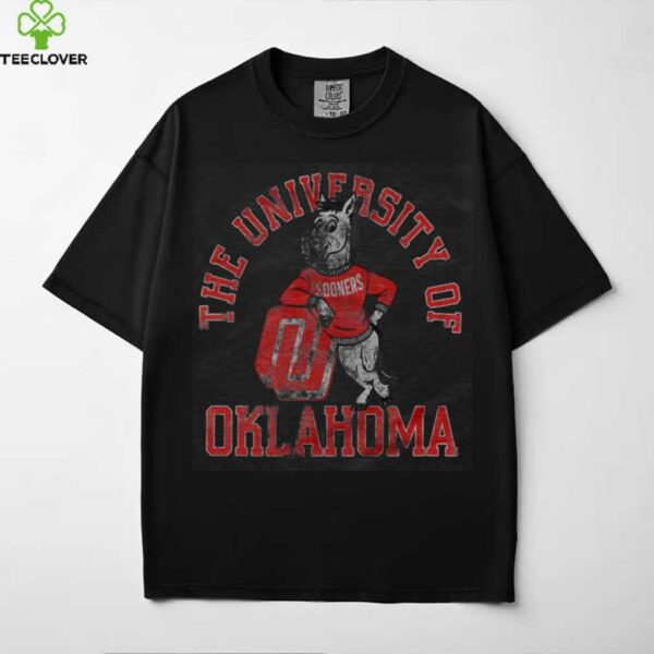 Oklahoma Sooners Vintage University of Oklahoma Mascot T Shirt