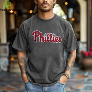 Philadelphia Phillies Stars Script Retro Chase Utley Tribute Shirt