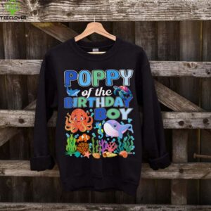 Poppy Of The Birthday Boy Aquarium Sea Animals Matching shirt