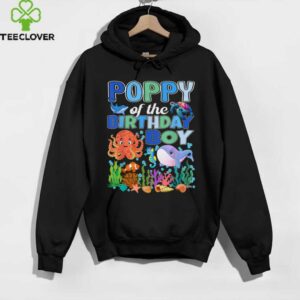 Poppy Of The Birthday Boy Aquarium Sea Animals Matching shirt