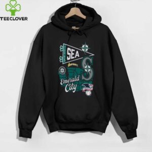 Profile Navy Seattle Mariners Big & Tall Split Zone T Shirt