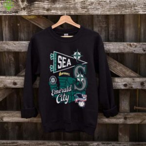 Profile Navy Seattle Mariners Big & Tall Split Zone T Shirt