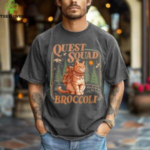 Quest Fantasy Squad Broccoli Kitten Cat Shirt