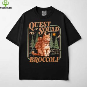 Quest Fantasy Squad Broccoli Kitten Cat Shirt