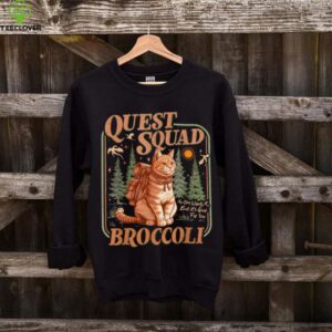 Quest Fantasy Squad Broccoli Kitten Cat Shirt