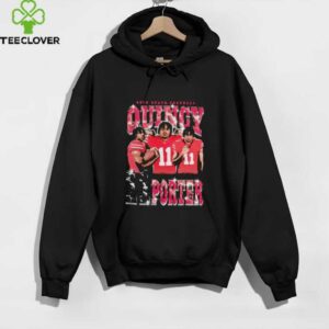 Quincy Porter picture collage Ohio State football shirt