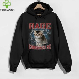 Rage Consumes Me Hard Dank Cute Kitten Meme Bootleg Shirt