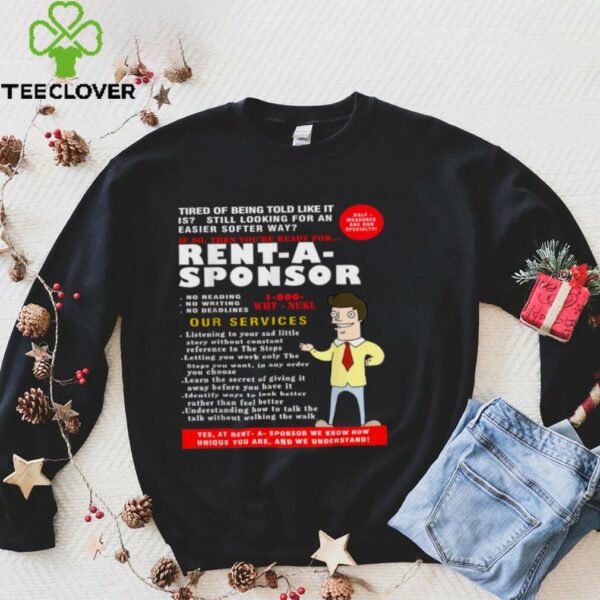Rent  A   Sponsor Shirt