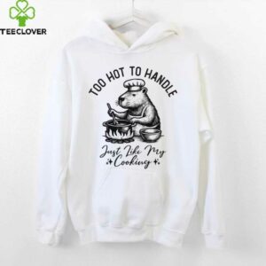 Retro Capybara Cooking Chef Animal Lover Shirt