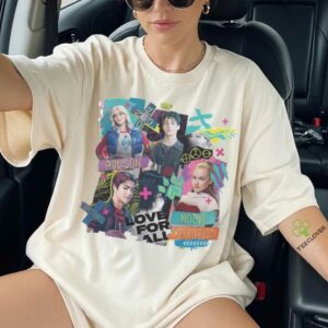 Retro Disney Channel Zombies 4 Movie Characters T shirt